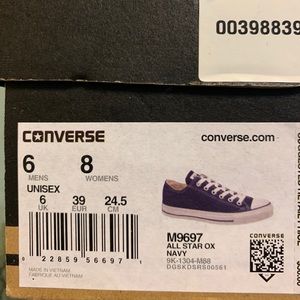 Converse All Star Ox Navy